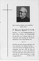 1962 Pater Spitzl Bruno Sterbezettel